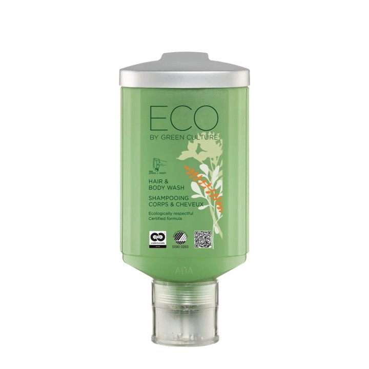 ECO by Green Culture – Șampon pentru păr și corp, press + wash 300 ml