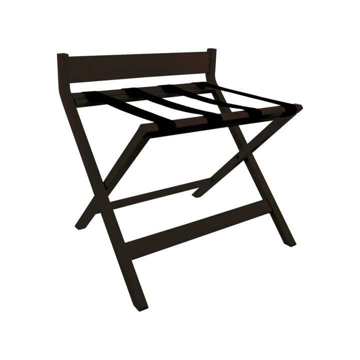 Wooden Luggage Rack With Backrest 080047