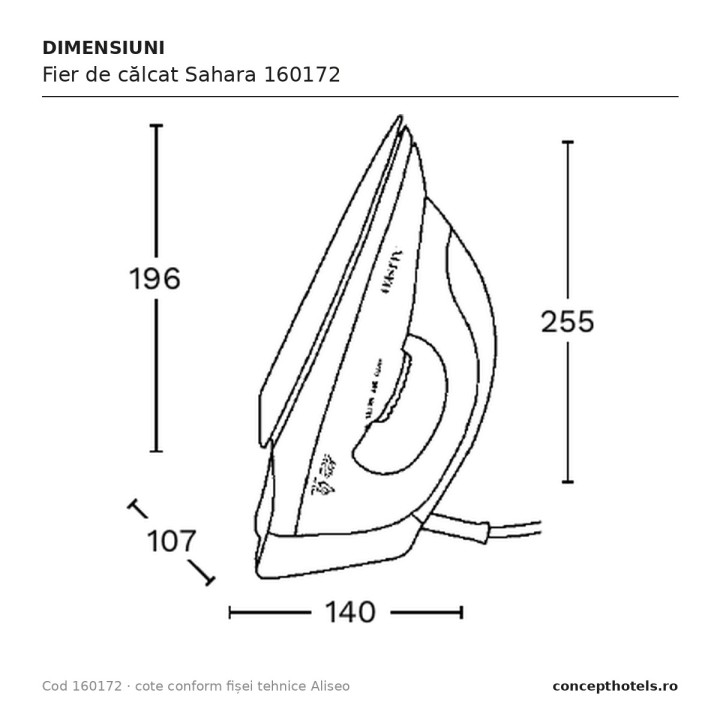 Fier de călcat Sahara 160172 – Aliseo