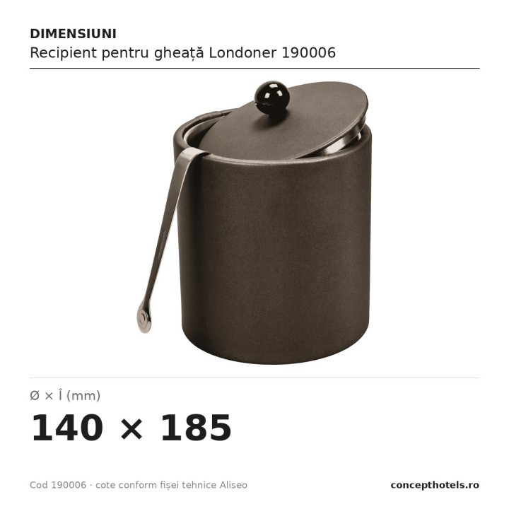 Recipient pentru gheață Londoner 190006 – Aliseo