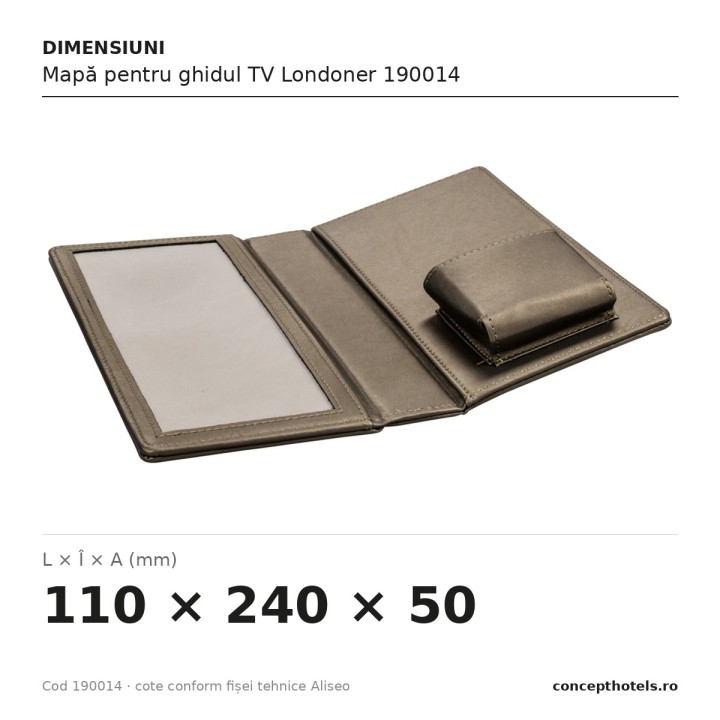 Mapă pentru ghidul TV Londoner 190014 – Aliseo