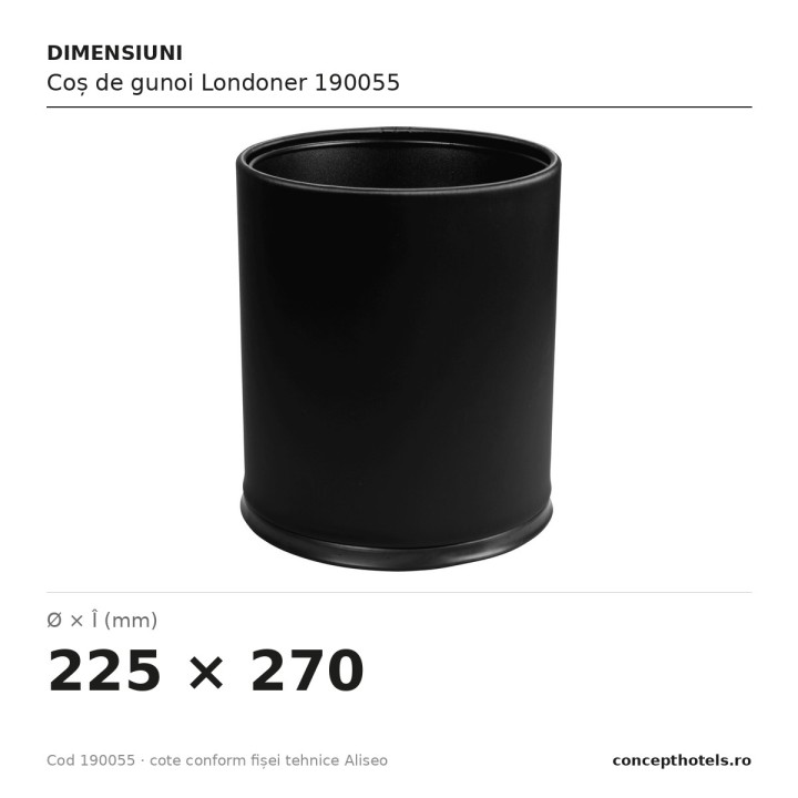 Coș de gunoi Londoner 190055 – Aliseo