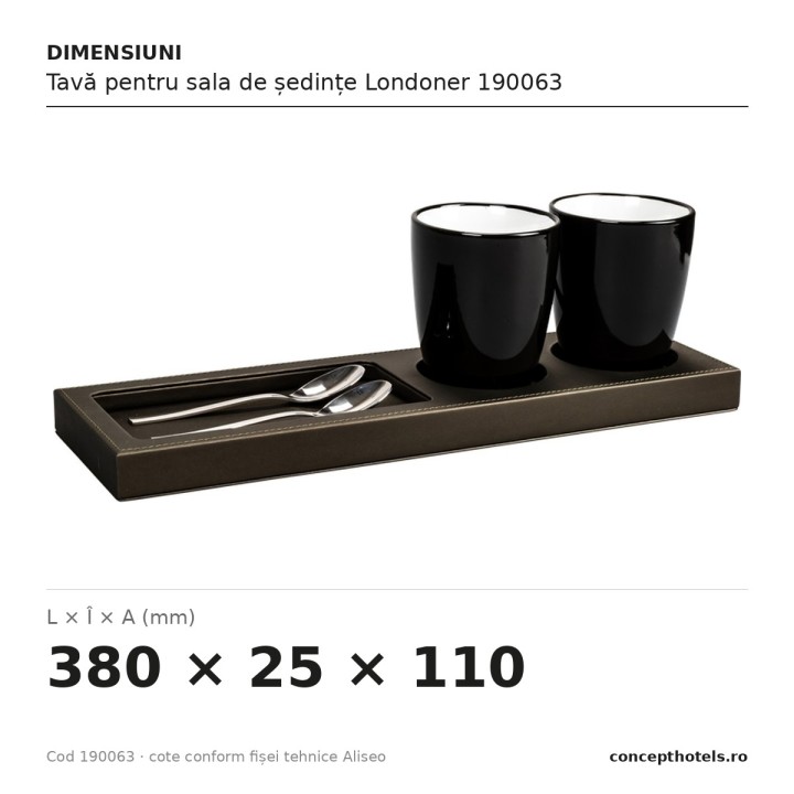 Tavă pentru sala de ședințe Londoner 190063 – Aliseo