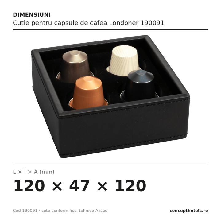 Cutie pentru capsule de cafea Londoner 190091 – Aliseo