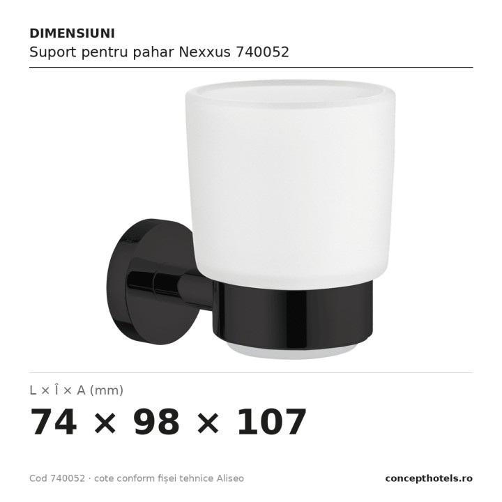 Suport pentru pahar Nexxus 740052 – Aliseo