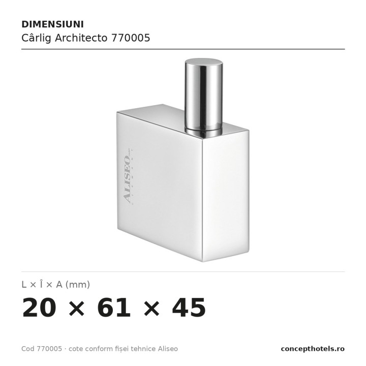 Cârlig Architecto 770005 – Aliseo