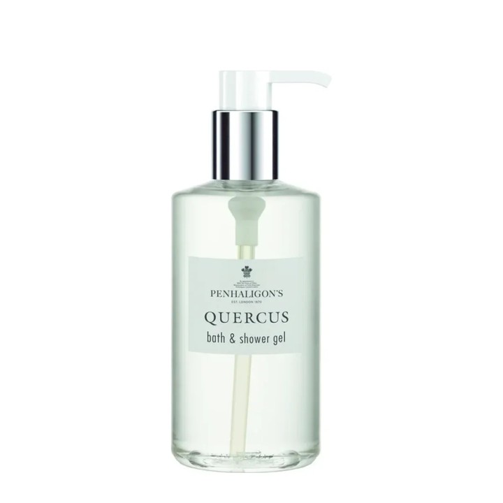 Penhaligon's Quercus Bath & Shower Gel, Pump dispenser, 300 ml