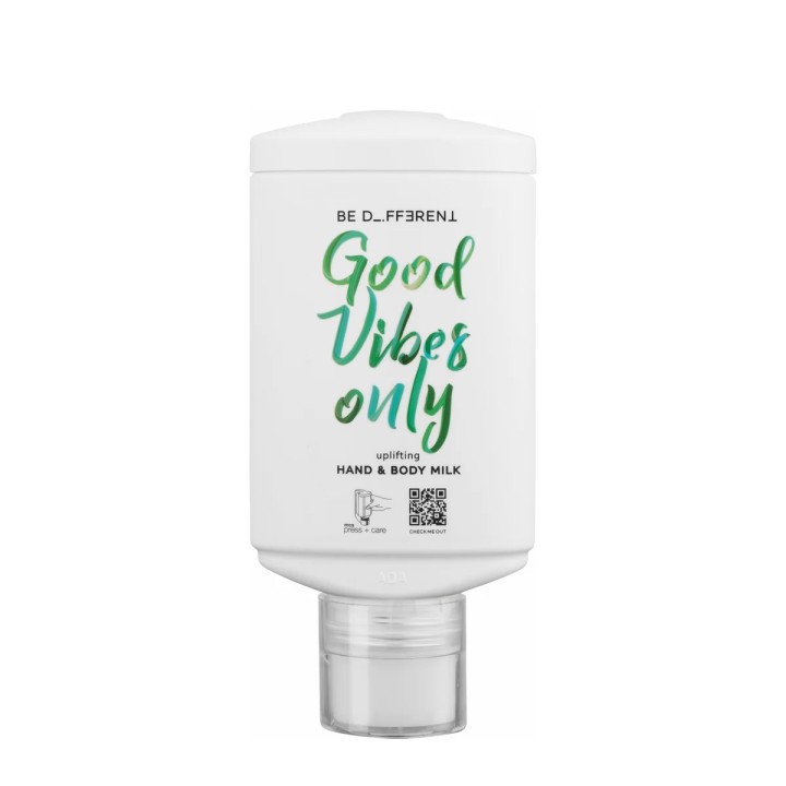 Be Different Hand & Body Milk, press + wash dispenser, 330 ml