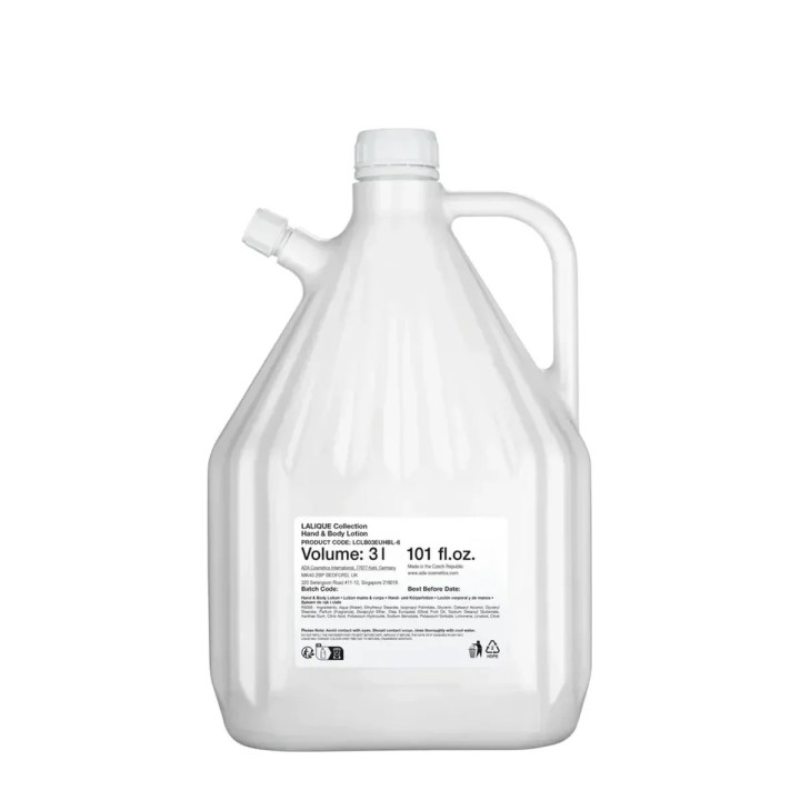 Lalique Hand & Body Lotion, refill, 3 l