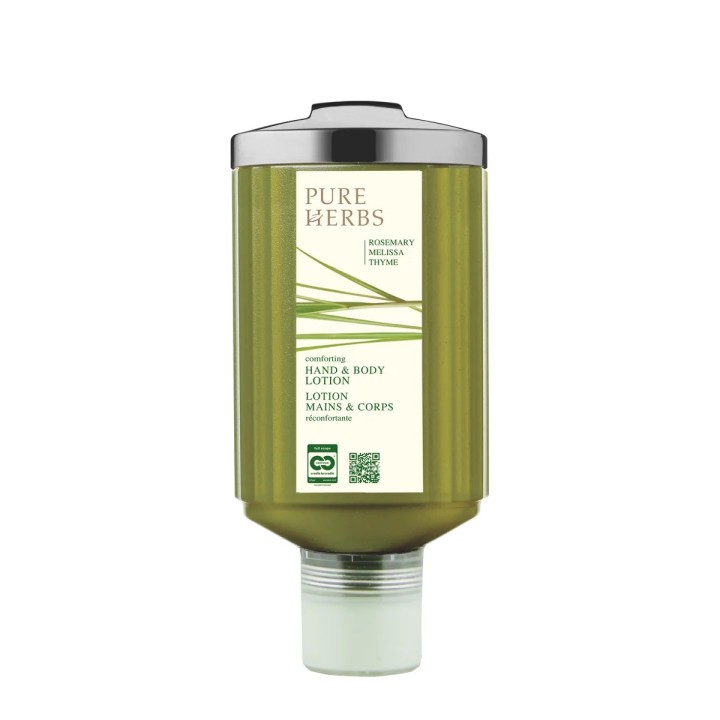 Loțiune de mâini și corp Pure Herbs, dozator press + wash, 300 ml