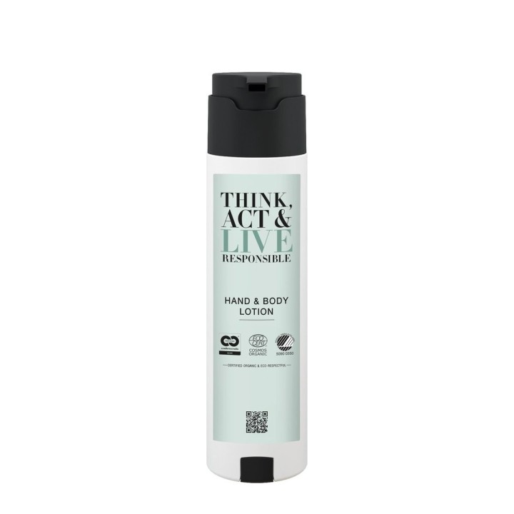 Think, Act & Live Responsible Hand & Body Lotion, SHAPE dispenser, 300