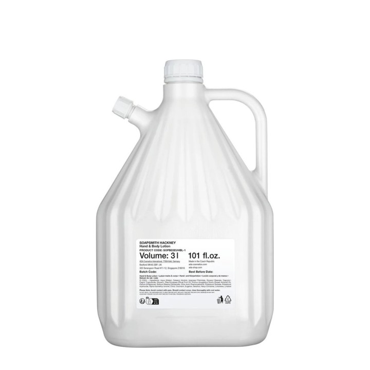 Soapsmith Hand & Body Lotion, refill, 3 l