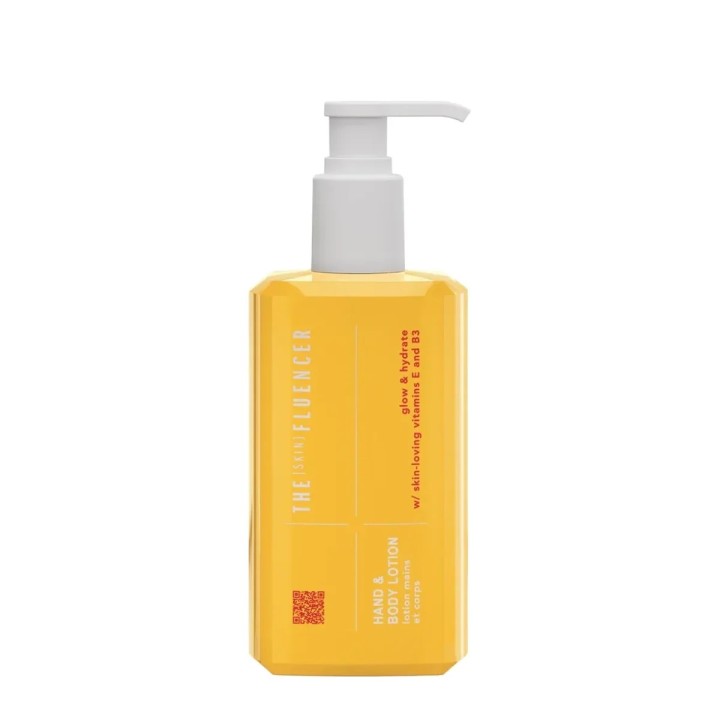 The Skinfluencer Hand & Body Lotion, Pump dispenser, 370 ml