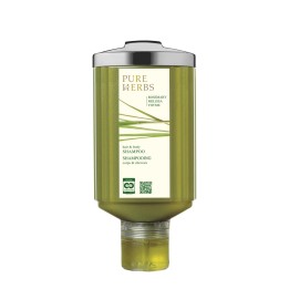 Șampon păr și corp Pure Herbs, dozator press + wash, 330 ml
