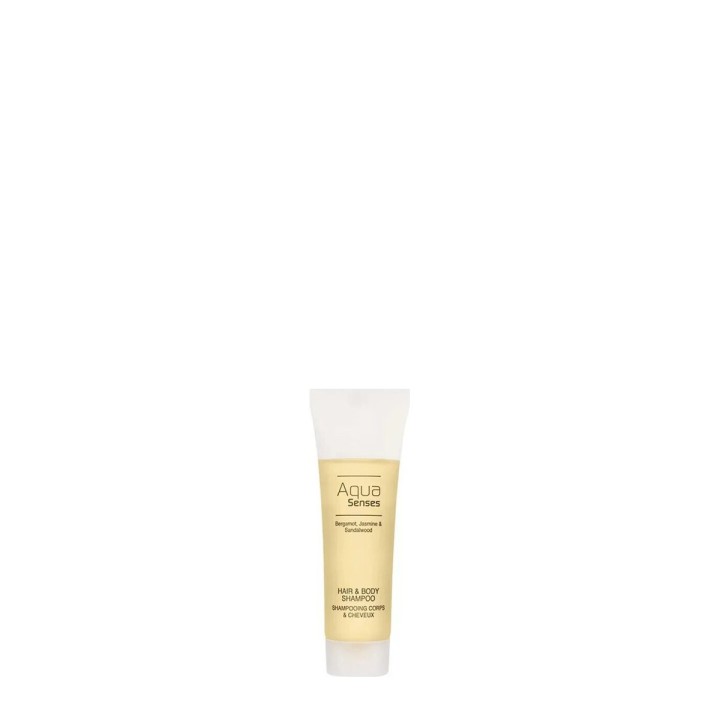 Șampon păr și corp Aqua Senses, tub, 30 ml | Concept Hotels