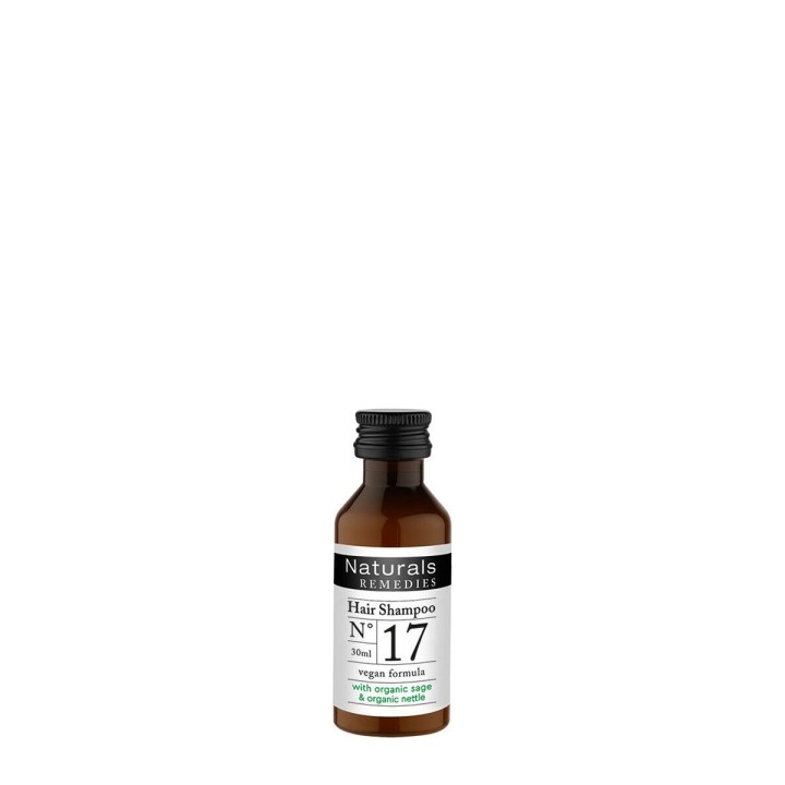 Naturals Remedies Shampoo, bottle, 30 ml