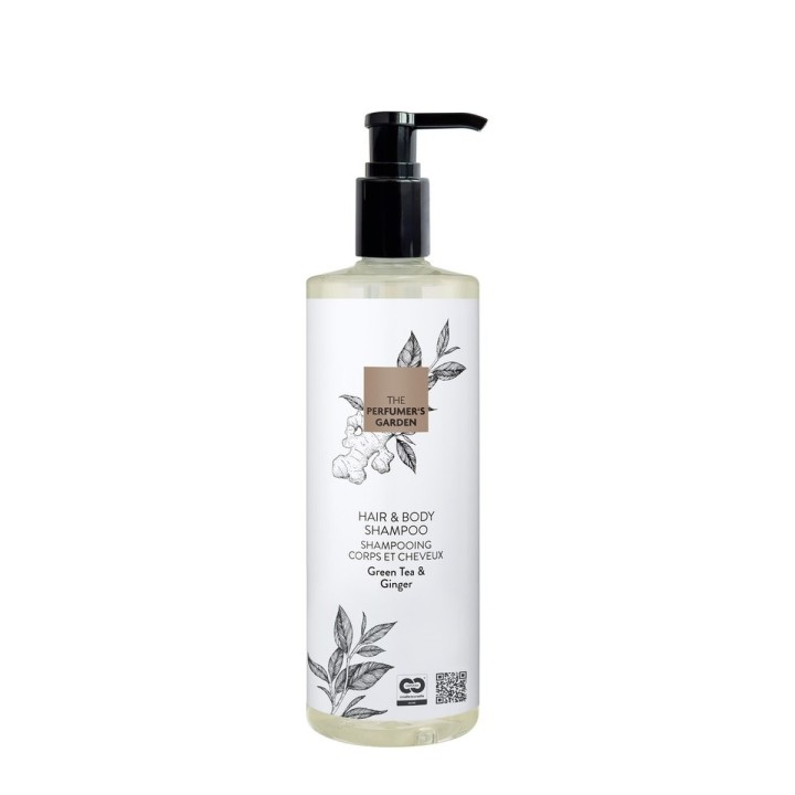 Șampon păr și corp The Perfumer's Garden, dozator Pump, 500 ml
