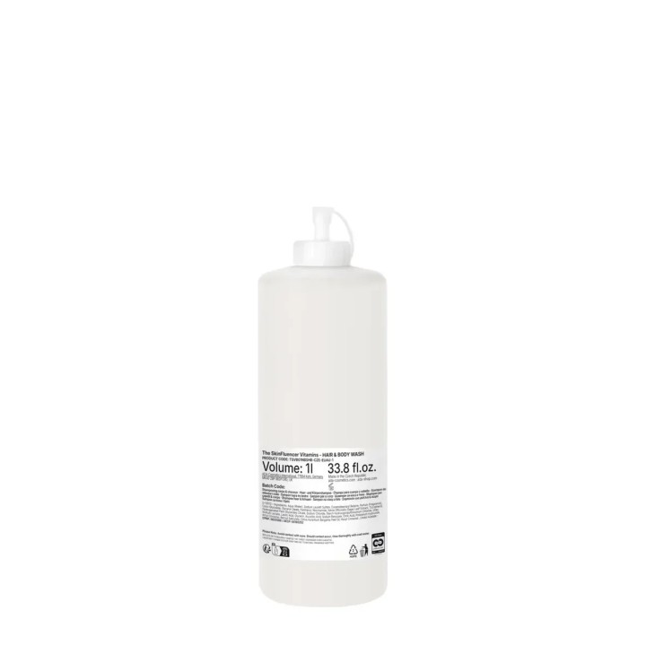 The Skinfluencer Hair & Body Wash, refill, 1 l