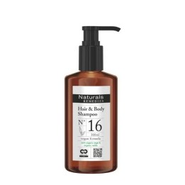 Naturals Remedies Hair & Body Shampoo, Pump dispenser, 300 ml