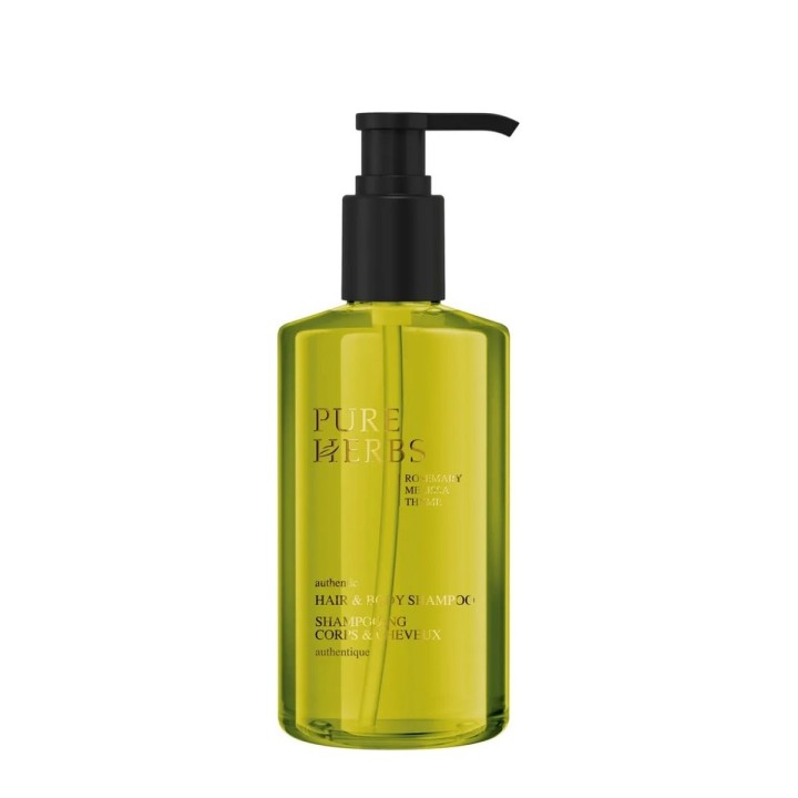 Șampon păr și corp Pure Herbs, dozator Pump, 300 ml