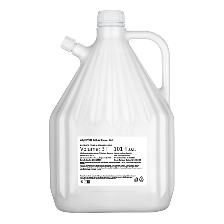 Gel de duș Argentum – rezervă 3 l pentru reumplere dozator