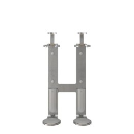 Tamper-proof bracket, double, stainless steel, for 500 ml pump dispens