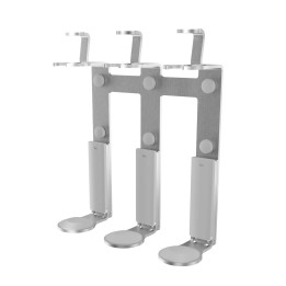 Suport antifurt triplu, inox, pentru dozator Pump 500 ml