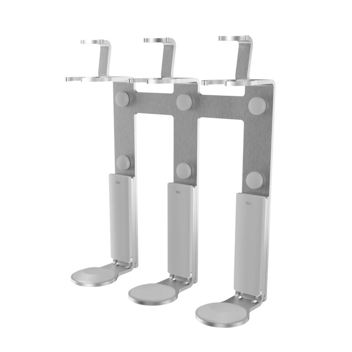 Suport antifurt triplu, inox, pentru dozator Pump 500 ml