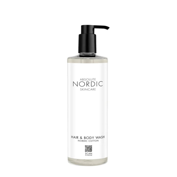 Absolute Nordic Skincare Hair & Body Shampoo, Pump dispenser, 500 ml