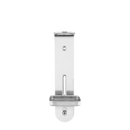 Stainless steel wall bracket, single, for Noir 300 ml pump dispenser