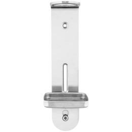 Suport de perete simplu din inox pentru dozatorul Pump Noir 300 ml