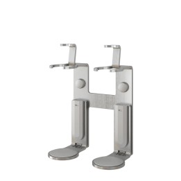 Tamper-proof bracket, double, stainless steel, for 300–370 ml pump dis