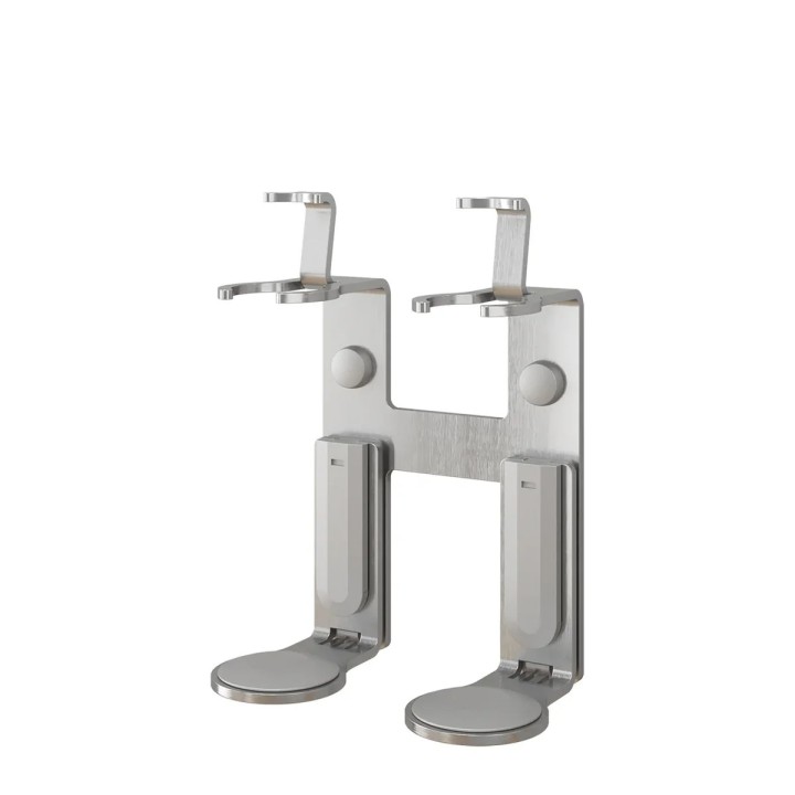 Suport antifurt dublu, inox, pentru dozator Pump 300–370 ml