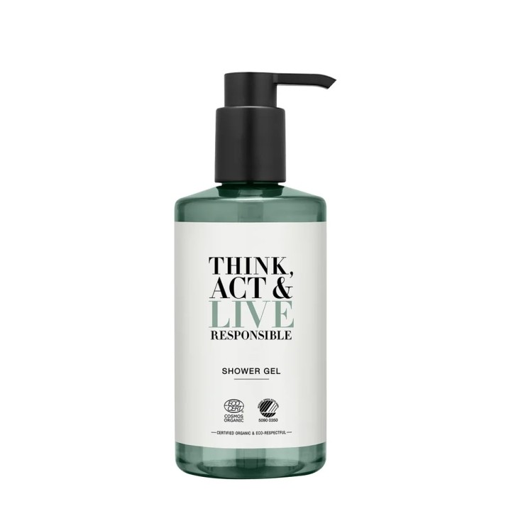 Gel de duș Think, Act & Live Responsible, dozator Pump, 300 ml