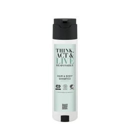 Șampon păr și corp Think, Act & Live Responsible, dozator SHAPE, 300 m