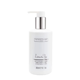 The White Company Lime & Bay Hand & Body Lotion, Pump dispenser, 300 m